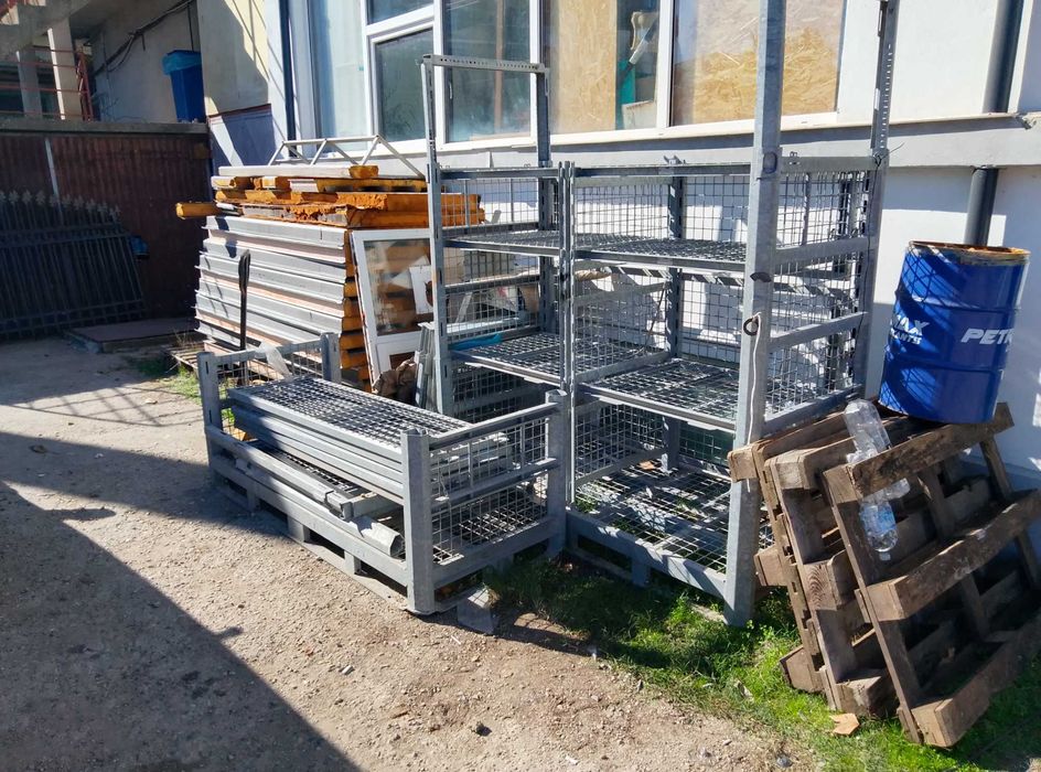 raft depozitare metalic pentru piese auto pentru componente auto