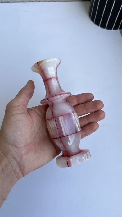 Vaza din mineral natural unicat Piatra Onyx