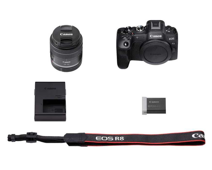 Canon EOS R8 kit RF 24-50mm f/4.5-6.3 IS STM