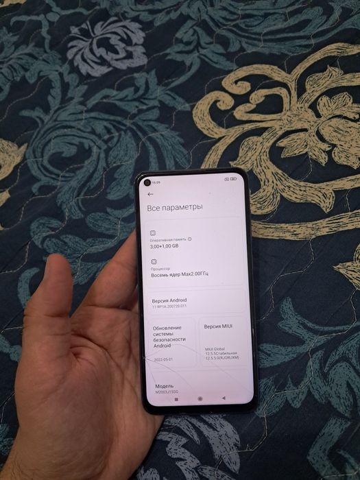 Xiaomi Redmi Note 9 4/64GB Black Gray Orginal Igravoy Holati Yaxshi