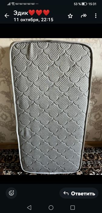 Продаётся матрас для манежа