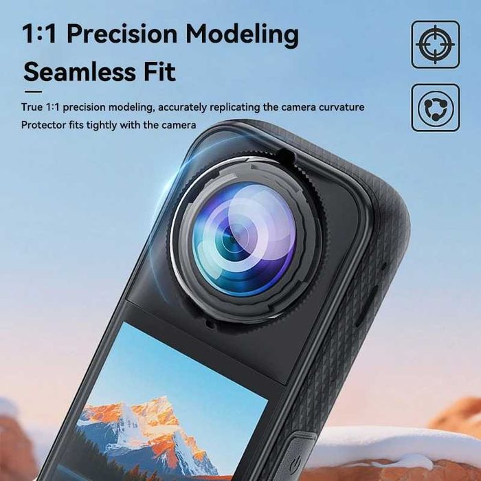 Protectie obiective lentile sticky lens pt camera actiune Insta360 X5