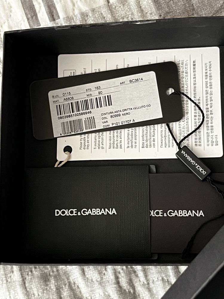 Оригинален Dolce & Gabbana мъжки колан 400$ нов