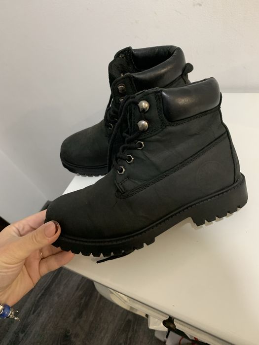 Детски ботуши от естествена кожа