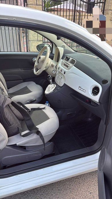 Fiat 500 alb 111000 km diesel stare excelentă