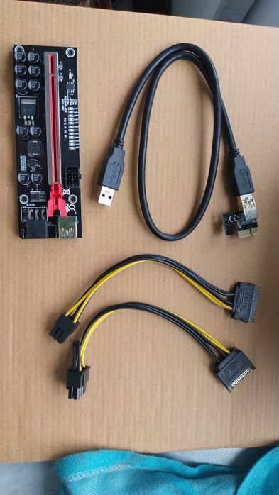 Riser placa video pentru laptop, hdd 500gb, placa video