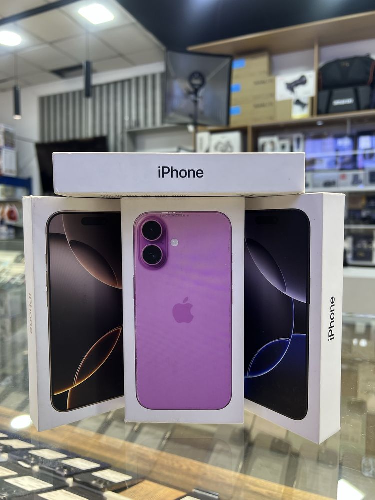 Iphone 16 pro max barcha ranglaridan mavjud