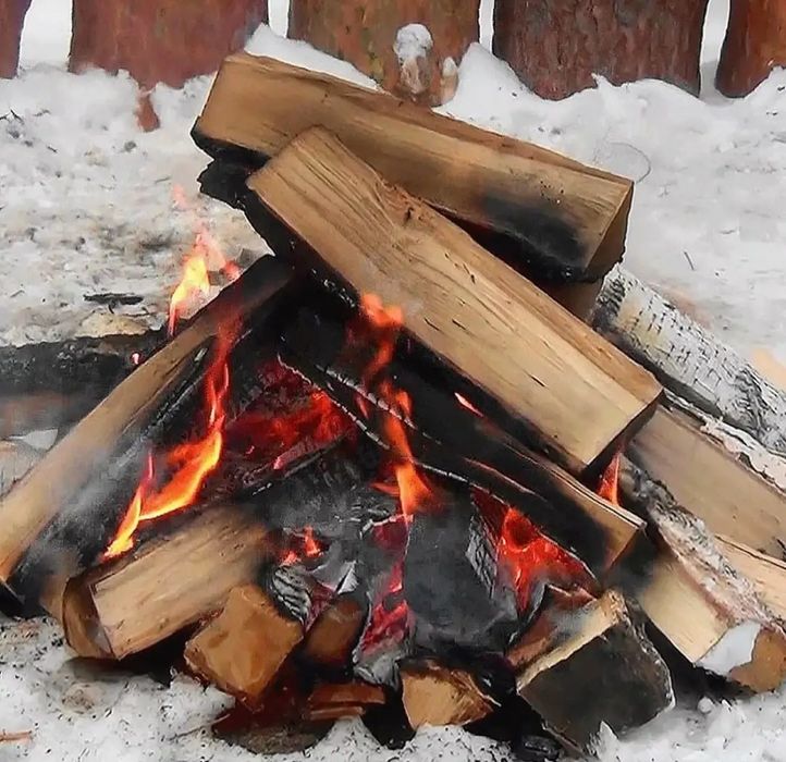 Дрова колотые берёза.