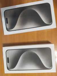 две коробки от Iphone 15 PRO MAX  с оригинал кабель Type-C