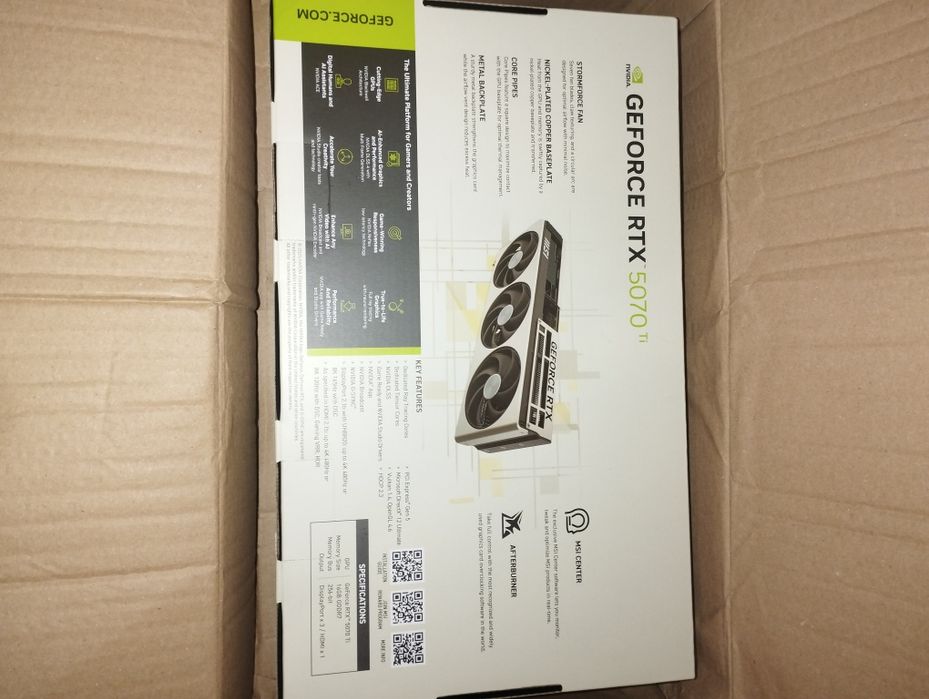 GeForce RTX 5070 Ti 16G INSPIRE 3X OC PLUS