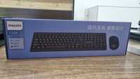 Беспроводная клавиатура и мышь Philips год гарантии Simsiz klaviatura