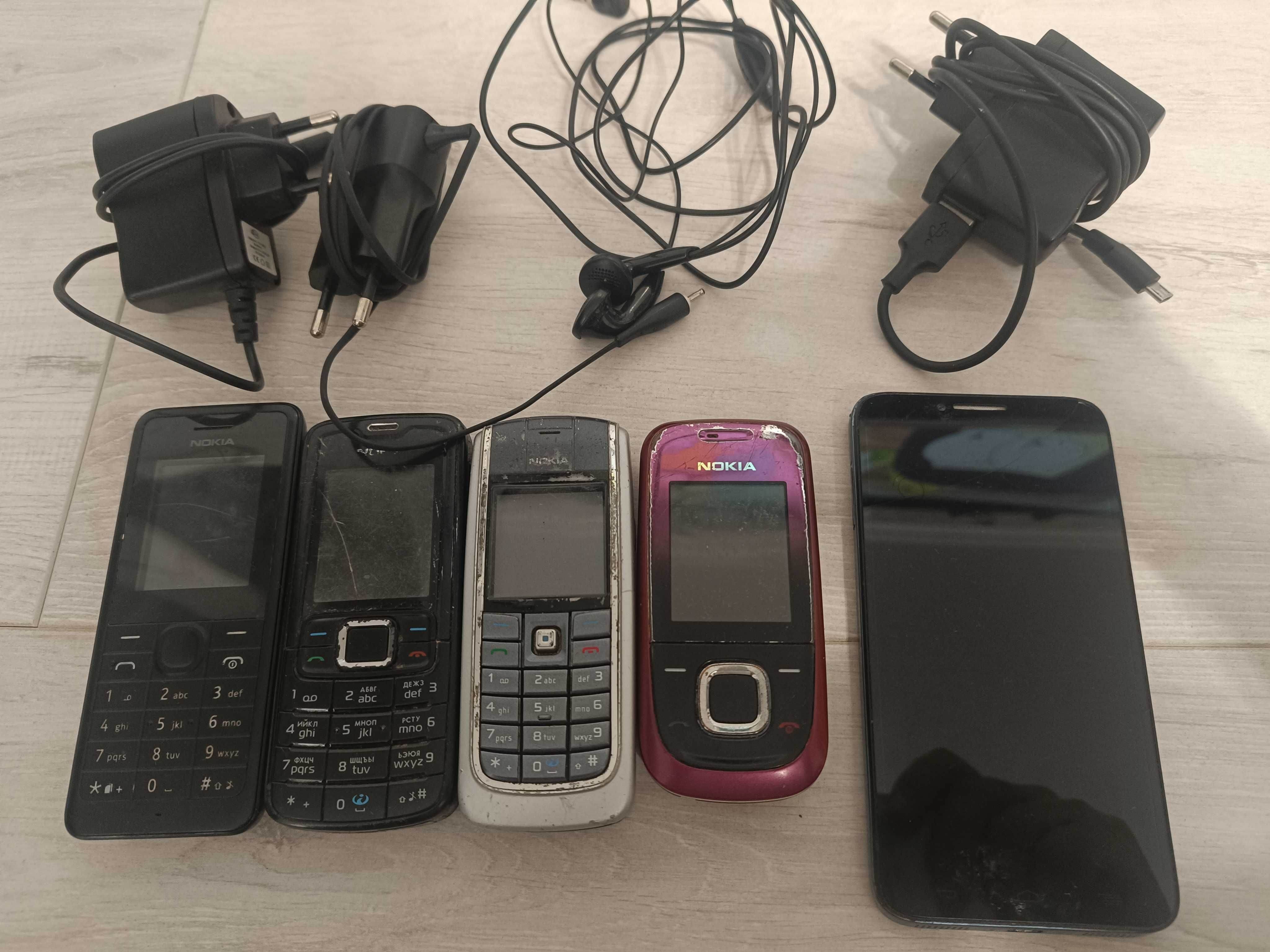 Телефони Nokia 4 броя +Alcatel