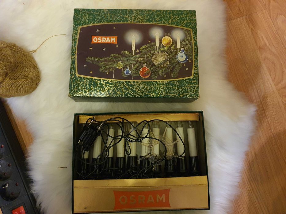 Instalatie Osram de Craciun tip lumanare cu clema