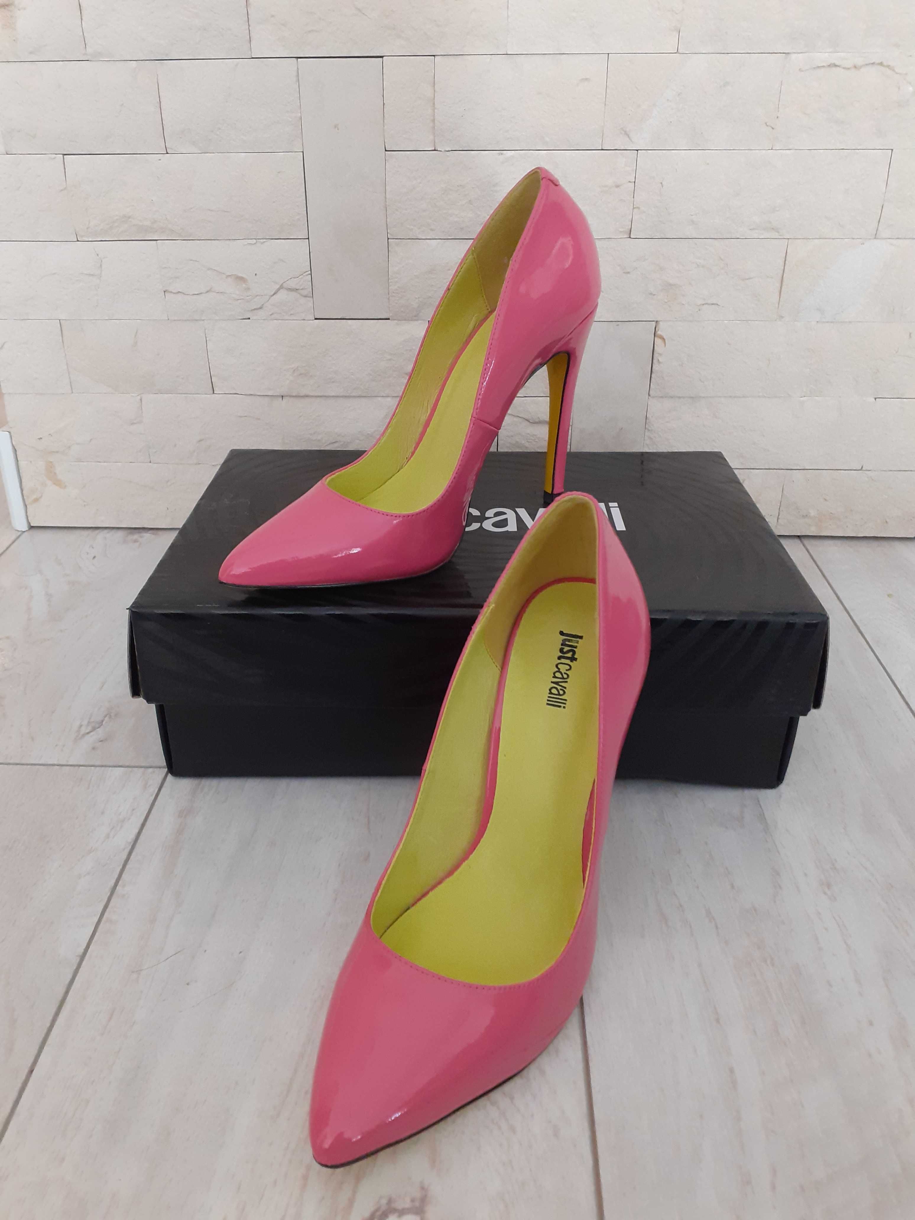 Чисто нови кожени обувки Just Cavalli и сандали Marciano - 37