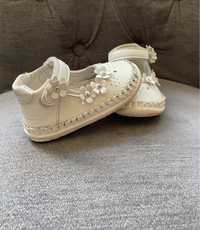 Apawwa Естествена кожа Детски бели обувки 20 номер