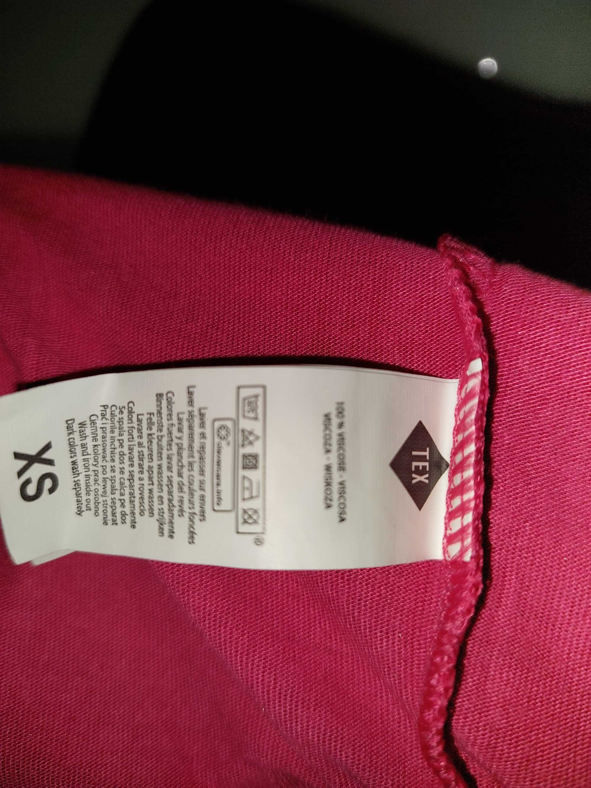 Tricou nou roz ciclam cu buzunar nou cu etichetă