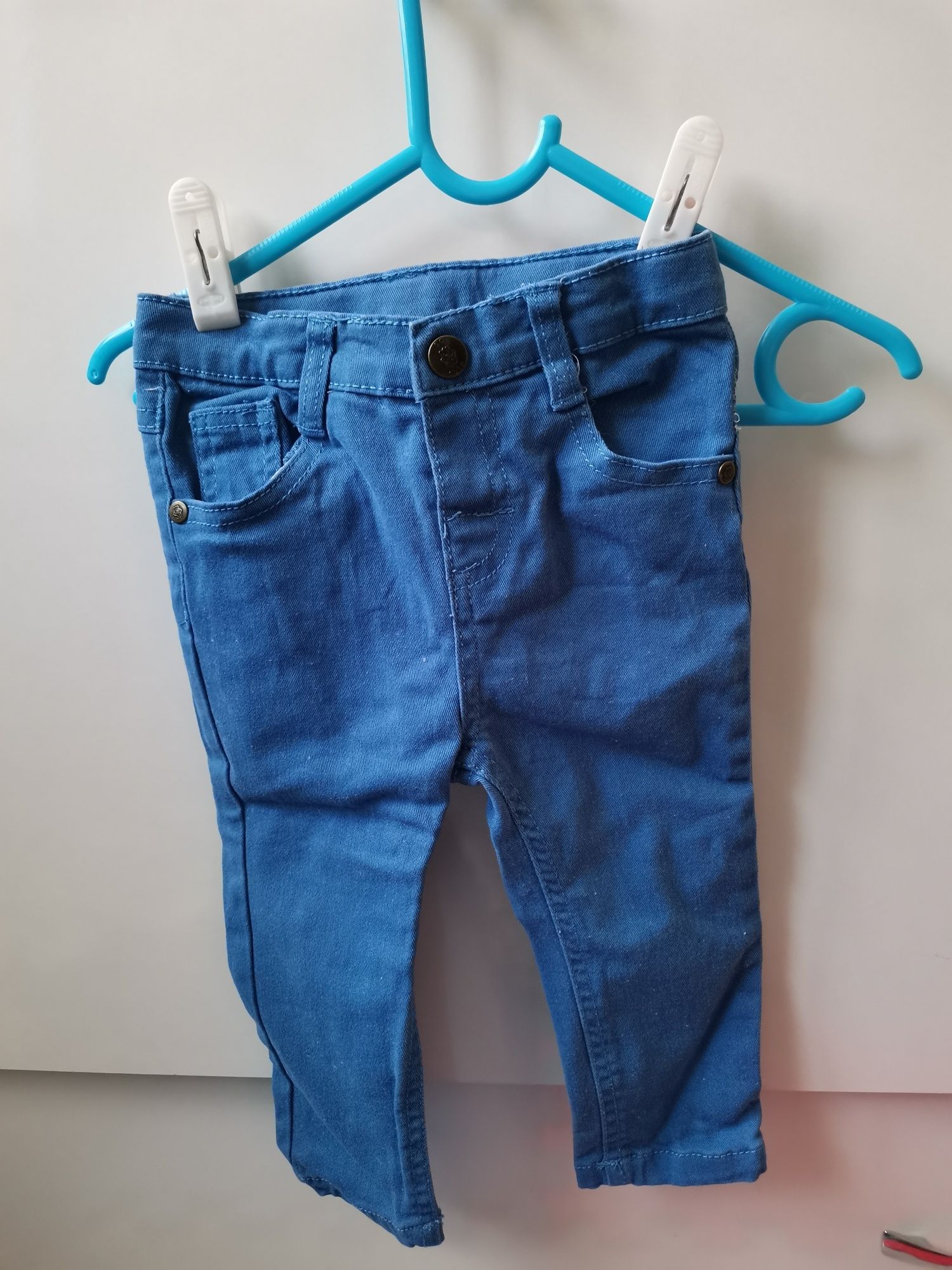 Детски син панталон размер 9-12 м