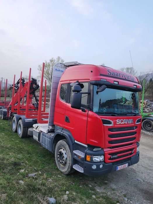 SCANIA R730 transport forestier lemn,bușteni