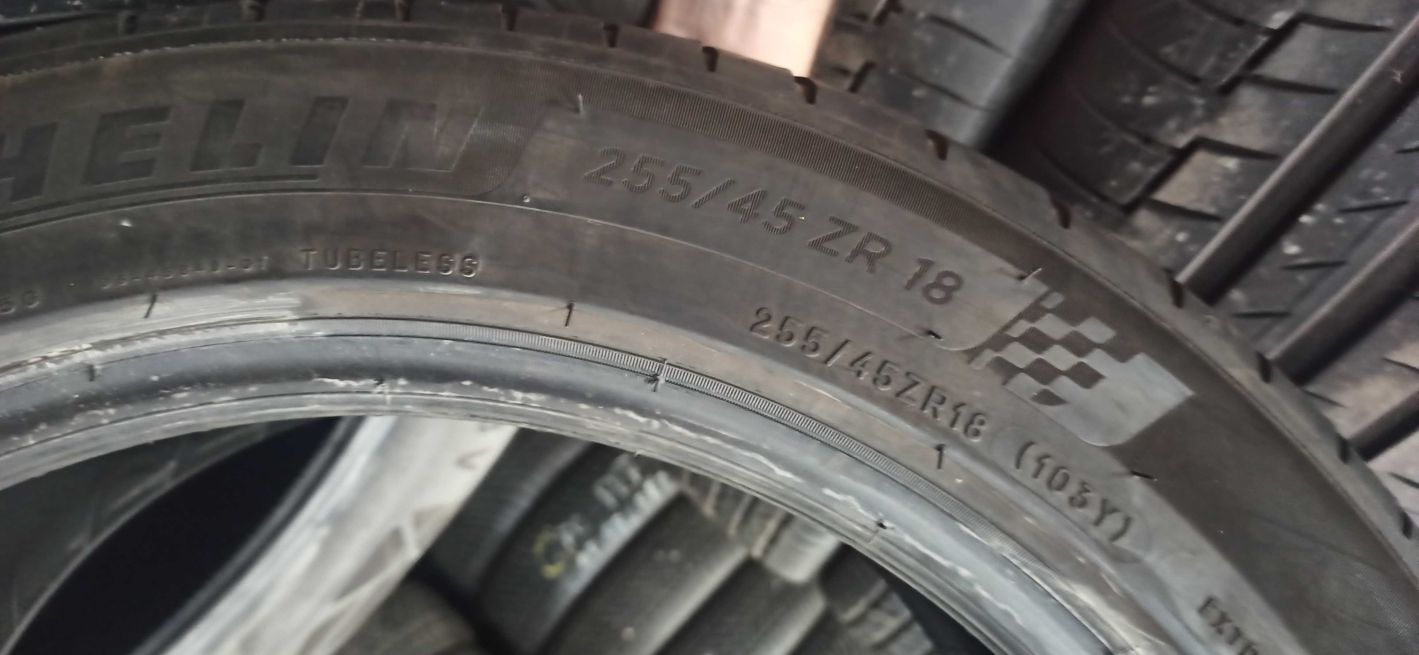 2бр.летни гуми 255/45/18 Michelin