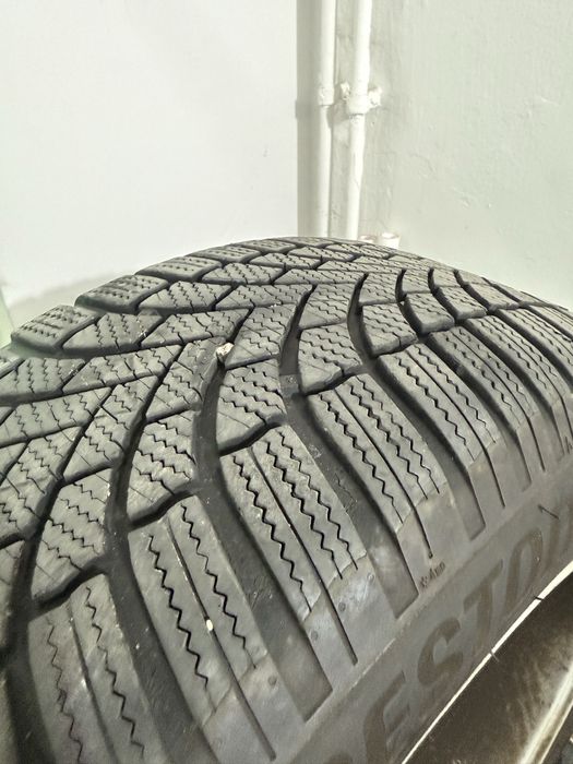 Jante BMW 17” 5x120 + anvelope de iarna Bridgestone 225/55/17 DOT 4521