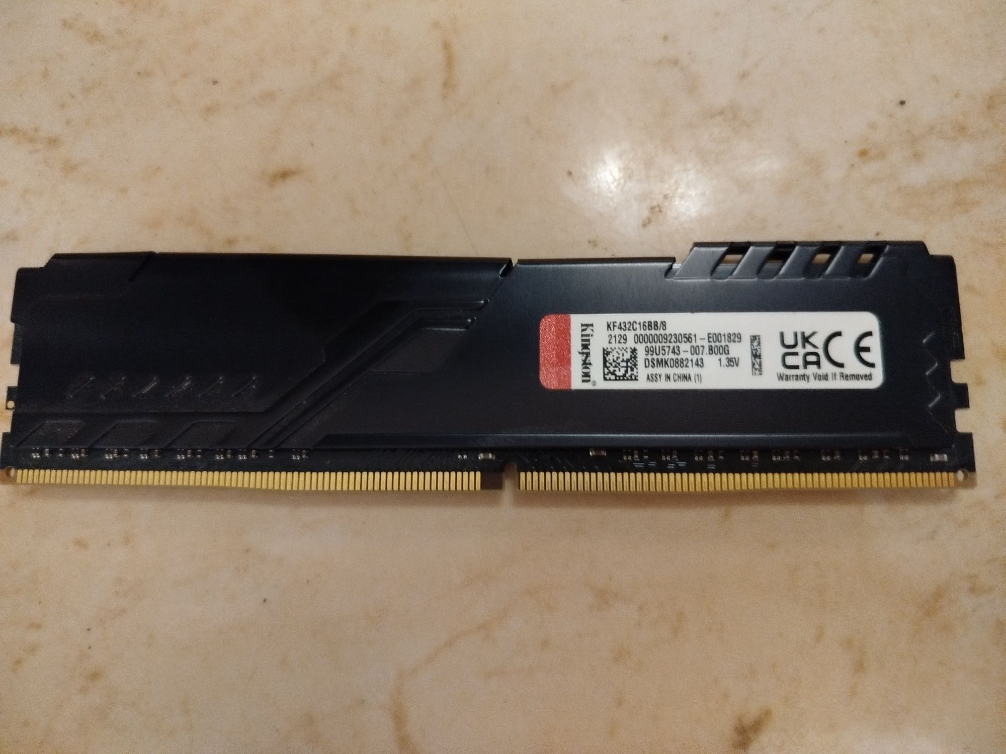 РАМ ПАМЕТ RAM 8GB DDR4 3200 CL16 Kingston Fury Beast DDR4 – 8GB 3200MH