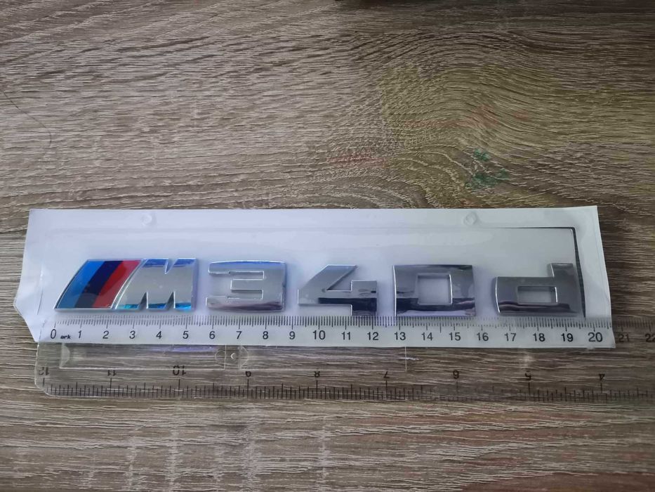 BMW М340d сребриста емблема лого