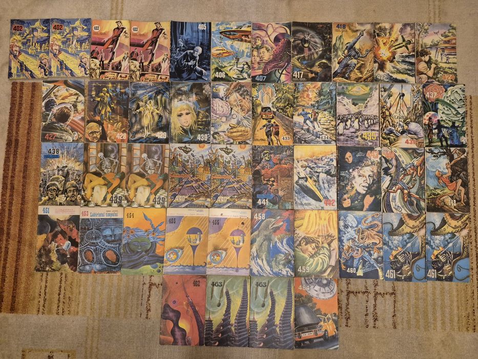 Peste 120 exemplare CPSF (Colecția Povestiri Științifico-Fantastice)