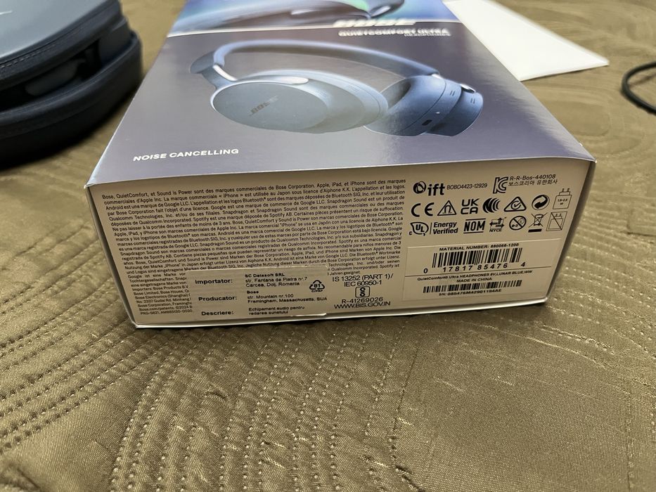 Bose Quietcomfort Ultra Headphones - Lunar Blue