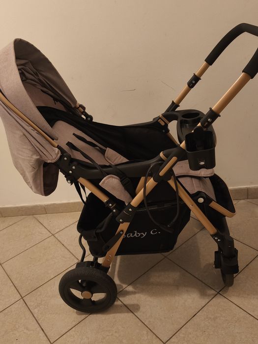 Carucior nou nascuti 2 in 1 BABY CARE™ PRO
511, Cadru aluminiu, Maner