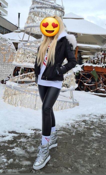 Geaca de iarna cu blana naturala