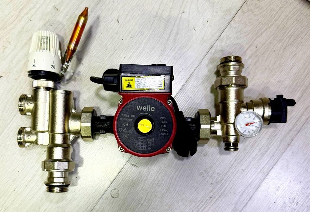 Насосно-смесительный узел для теплого пола