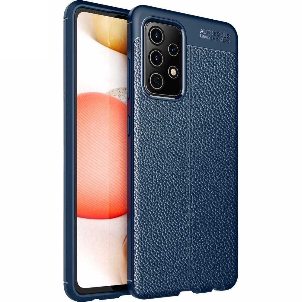 Husa gel carbon aspect piele+Folie SAMSUNG Galaxy A26 A53 A54 A55 A56