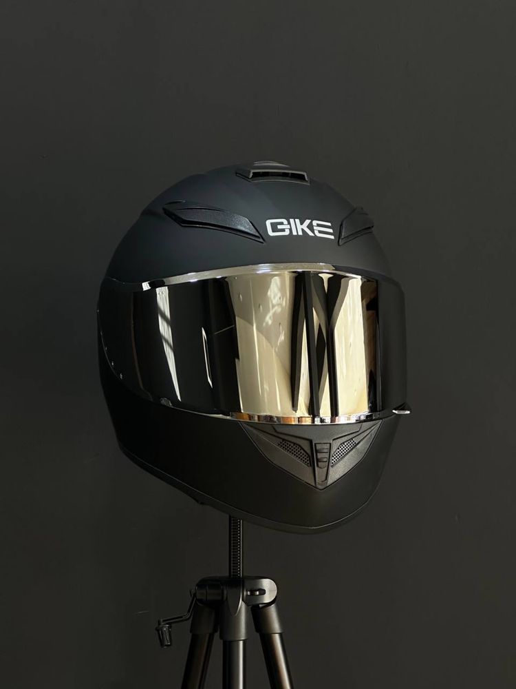 Мотошлем Qike Black Matt