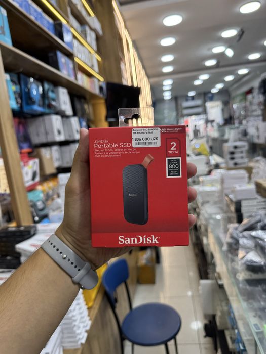 Внешний компактный SSD диск хард SanDisk 2Tb