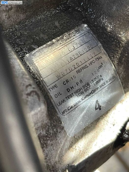 Compresor AC Aer Conditionat Clima Nissan Note 1.6 16V 2006 - 2012 Cod 92600-CJ70B 92600CJ70B [C1049]