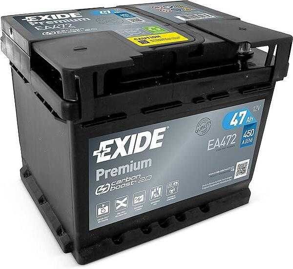 Акумулатор EXIDE PREMIUM 47Ah 450A R+