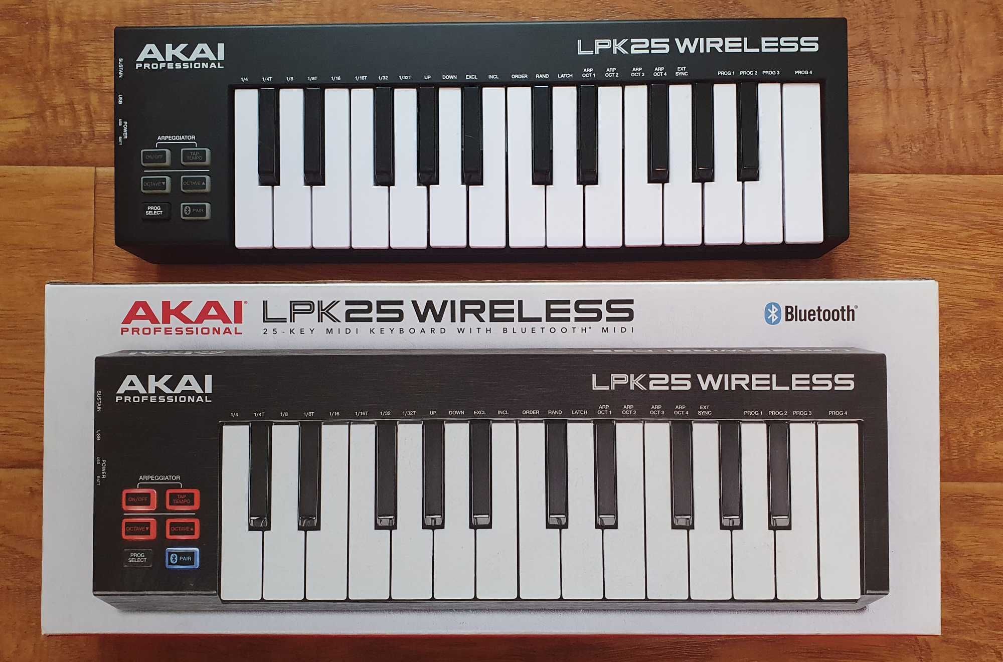 Продам MIDI клавиатуру AKAI Professional LPK25 Wireless