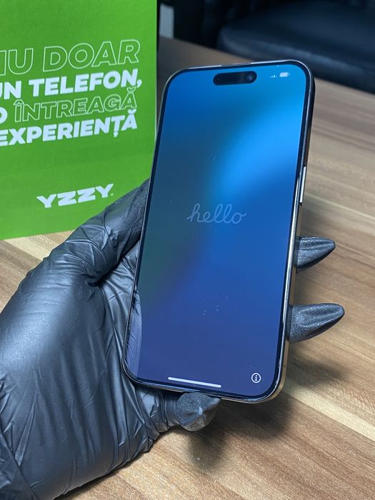 iPhone 15 Pro / 128 GB / Sănătate baterie 91% / Foarte bun