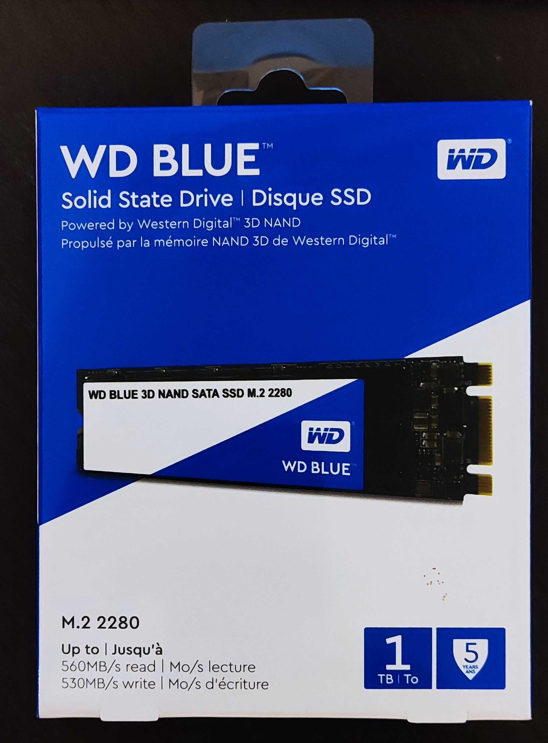 SSD WD Blue 1 TB M.2 2280 SATA Nu Nvme sau pcie