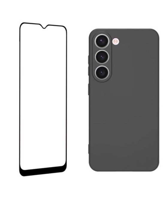 Samsung A21S/A12/A13/A14/A15/A16/A07/A17 Husa Silicon+Folie Sticla 11D