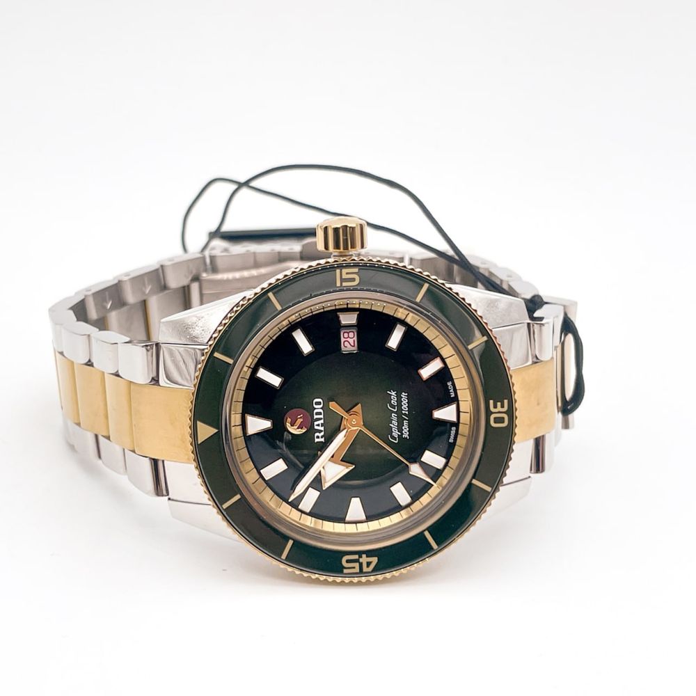 Часовник Rado Captain Cook Bi-Color Green Dial