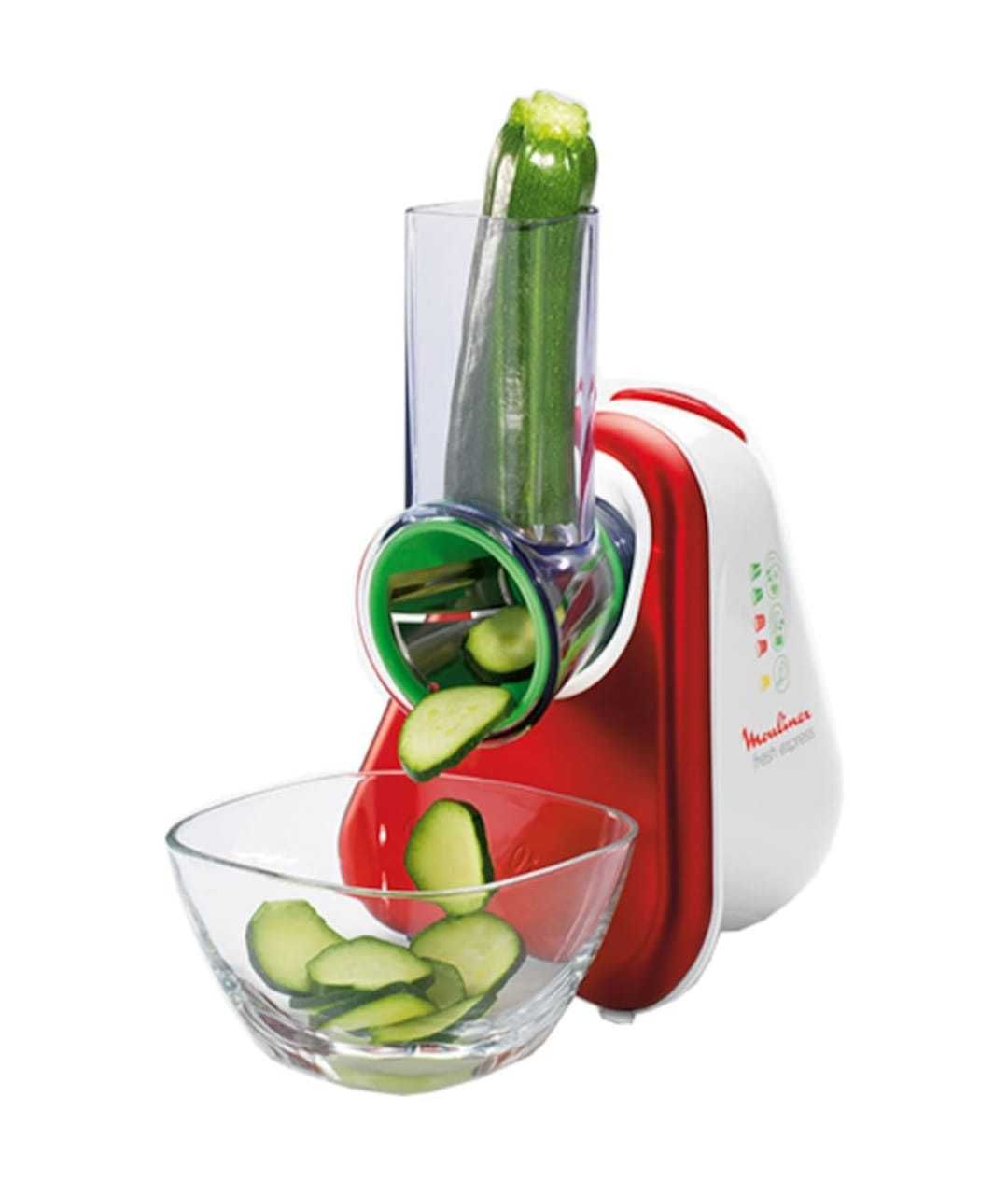 Razatoare Moulinex Fresh express+, 150W, Alb/Rosu