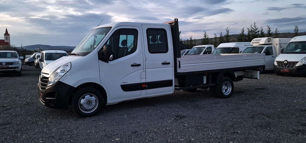 Opel MOVANO 2.3 dci, 150 cp,  243.368 km, 3.5t, cat B, clima, axa dubla , 6 locuri, A/C, roti duble spate, cruise control, lada maxi 3.8m,  2012