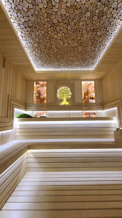 Neo klasika uslubdagi finiski va turetski sauna pod klyuch qurib bersh