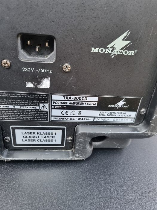 Boxa Activa portabilă Monacor TXA-800 CD
