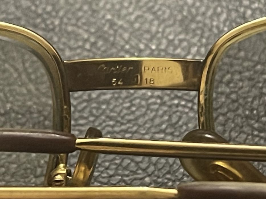 Ochelari  vintage CARTIER 54 / 18