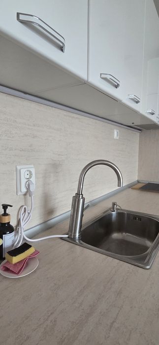 Кухня MDF бял гланц