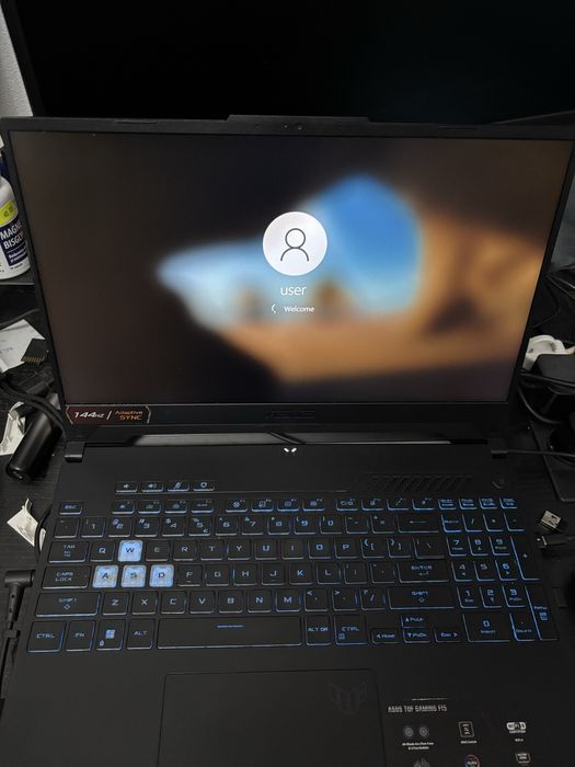 Asus tuf F15  gaming i5 geneeatia 12. 16 gb ddr4  rtx3050 4gb display