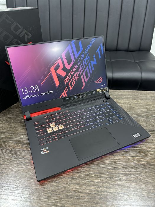 мощный 16-ядерный Ryzen 7 ноутбук Asus Rog Strix, RTX 3050