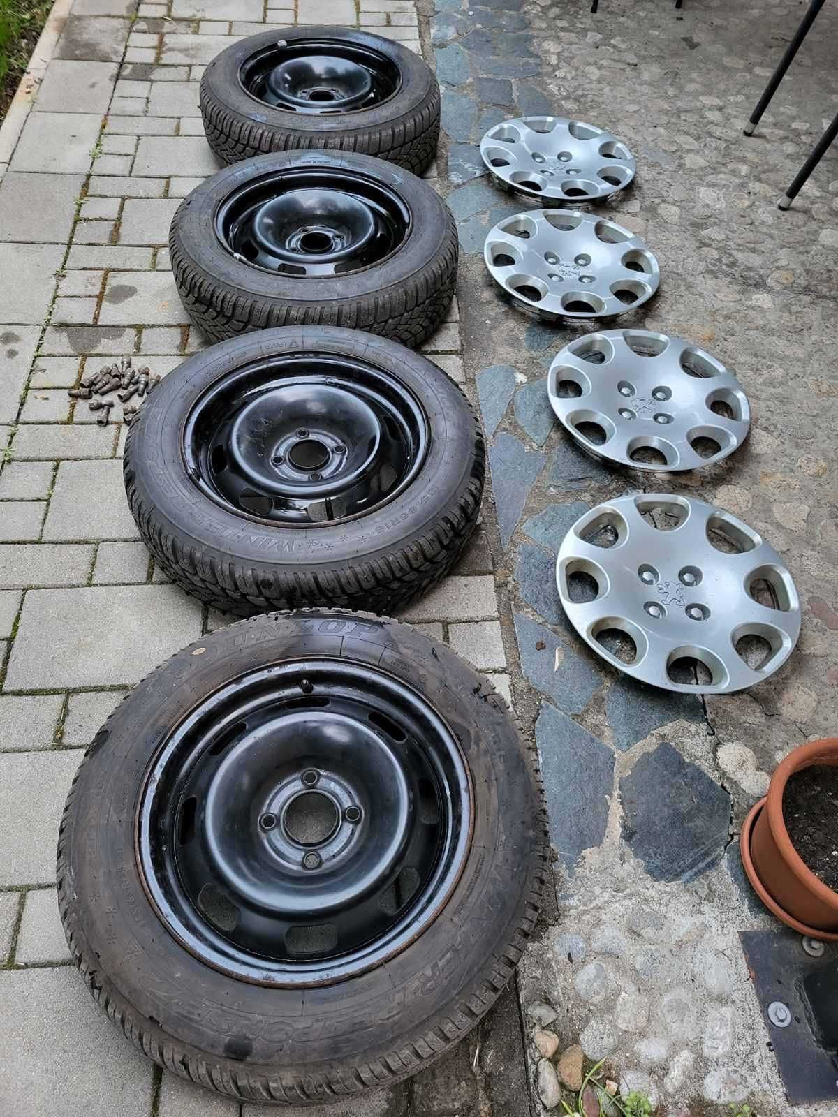 Зимни гуми на железни джанти за Peugeot или Citroen